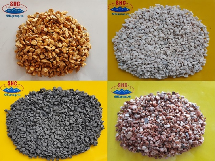 Đá hạt sản xuất gạch